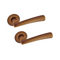 Ручки на розетте KEDR R10.080-AL MACC кофе 